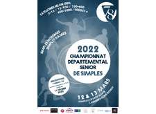 Palmarès Championnat Départemental Senior de Simples 2022