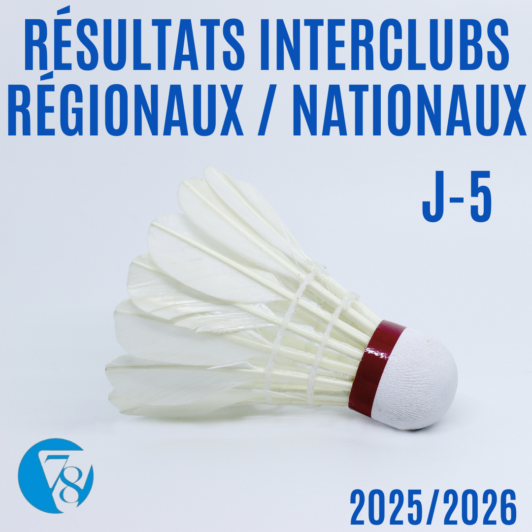 Résultats interclubs National et régional J5
