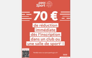 🎟️ Le Pass’Sport est de retour pour la saison 2025 !