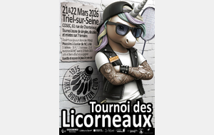 Tournoi jeunes des Licorneaux à Triel les 21 et 22 mars 2026