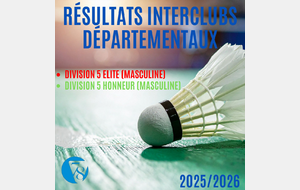 Résultats IC départemental Masculin 2025/2026