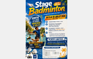 Stage CBS à Mantes-la-Jolie du 6 au 10 juillet et du 24 au 28 août