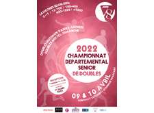 Championnat Départemental Senior de Doubles 2021-2022
