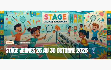 Stage jeunes Le Chesnay 26/30 Octobre 2026